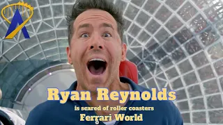 Ryan Reynolds Chickens Out at Ferrari World