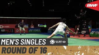 R16 | MS | CHOU Tien Chen (TPE) [1] vs. Kanta TSUNEYAMA (JPN) | BWF 2020