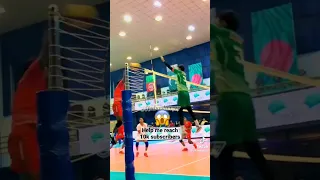 Usman shani dead block | pakistan vs Bangladesh | asian volleyball #shorts #volleyball #deadblock