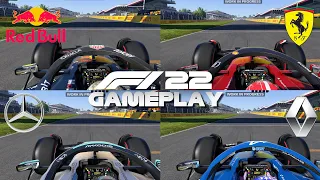 F1 22 Gameplay: NEW ENGINE SOUND COMPARISON (All 4 Engine Manufacturers)