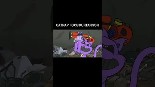 CATNAP FOX'U KURTARIYOR.! (Poppy Playtıme Chapter 3 -Animation Türkçe) poppy playtime 3 #viral #fyp
