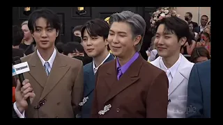 BTS AT GRAMMY AWARDS 2022 Red Carpet