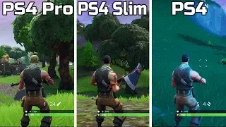 Fortnite | PS4 Pro VS PS4 Slim VS PS4 | Graphics Comaprison