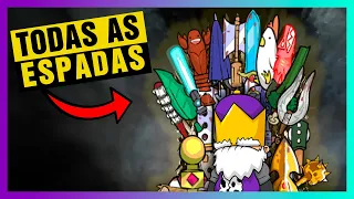 TODAS AS ESPADAS - Castle Crashers