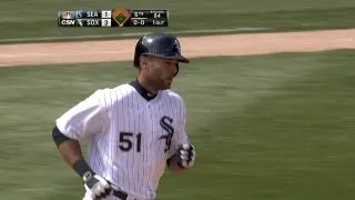 Rios' two-run shot