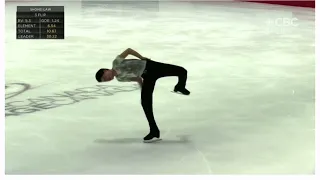 2022 Canadian Tire National Figure Skating Championships. Junior Men SP. Shohei Law