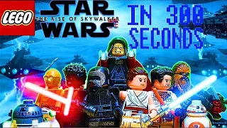 Star Wars: The Rise Of Skywalker in 300 seconds [Lego Stopmotion animation]