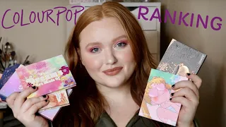 Ranking All My ColourPop Palettes | AllyBrianne