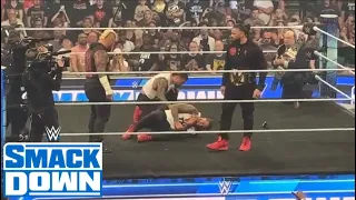 Solo Sikoa turns his back on his brother Jimmy Uso during WWE Smackdown 6/2/23