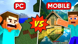 MINECRAFT PC Vs MOBILE 🔥 | 15 BIGGEST Differences Between Them You Don’t Know 😱