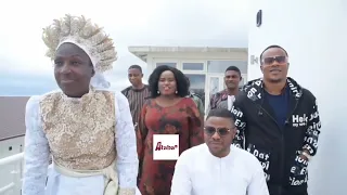 YINKA AYEFELE AND LANRE TERIBA AMAZED WHEN THEY SAW WONDERFUL EDIFICE BUILT BY REV ESTHER AJAYI.