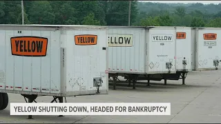 Yellow trucking company shutting down, headed for bankruptcy