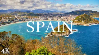 SPAIN 4k Video Ultra HD - Unbelievable Beauty - Relaxing Music With Beautiful Stunning Nature.