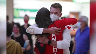 'Is this a dream?': Team Canada women's eight rowing team returns home with gold