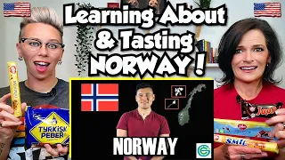 American Couple Reacts: Trying Norway's Candy & Learning About The Country! FIRST TIME REACTION!!