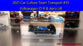 Lets Open Up The Hot Wheels 2021 Car Culture Team Transport #35 Volkswagen ID R & Aero Lift!