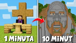 Poprosiłem 10 LOSOWYCH OSÓB aby zbudowali ŚWIĄTYNIĘ w MINECRAFT!