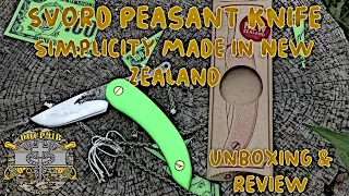 Svord Peasant Knife Friction Folder- Simplicity, Made in New Zealand - Unboxing & Review