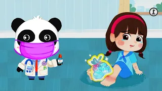 Little Panda Help Injured Friends - Learn First Aid Tips For Accidents - Babybus Gameplay Videos