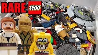 Huge Container of Mystery LEGO! Rare Minifigures and Bricks!