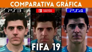 FIFA 19 PS3 vs Nintendo Switch vs PS4: COMPARATIVA de GRÁFICOS