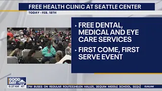 Free health clinic at Seattle Center with medical, dental and eye care services | FOX 13 Seattle