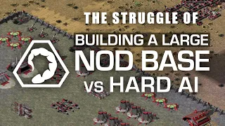 Command & Conquer: Tiberian Sun Firestorm | Building a Large Nod Base VS Hard GDI