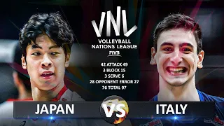 Japan vs Italy | Men's VNL 2024