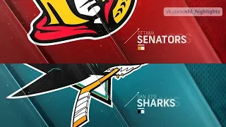 Ottawa Senators vs San Jose Sharks Jan 12, 2019 HIGHLIGHTS HD