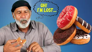 Tribal People Try American Doughnuts   Incredible Reactions!!