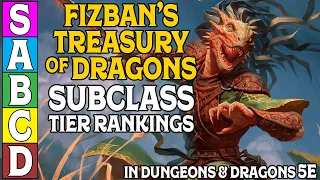 Subclass Tier Ranking For Fizban's Treasury of Dragons