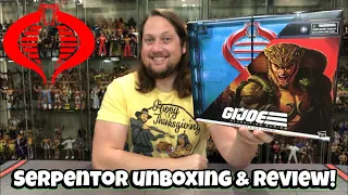 Serpentor & Air Chariot GIJOE Classified Unboxing & Review!