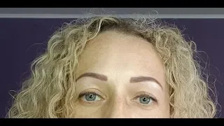 Заживление бровей после татуажа/Видео- дневник по дням/Permanent make-up / Часть 2 с субтитрами