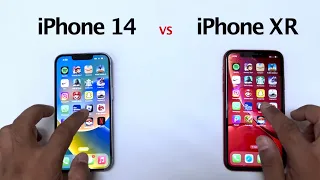 iPhone 14 vs iPhone XR - SPEED TEST