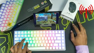 no otg | no usb hub | wireless full setup | how to play free fire with keyboard and mouse in mobile