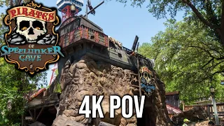 Pirates of Speelunker Cave 4K POV Six Flags Over Texas