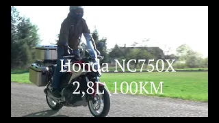 Honda NC750X 2,8L100km