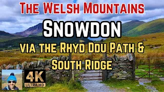 Snowdon RHYD DDU Path and South Ridge Solo Hike | Walk Wales