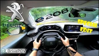 *SPECIAL EDIT* Peugeot e-208 50kWh | POV TEST DRIVE, ACCELERATION, TOP SPEED, CITY DRIVE | #DrivePOV