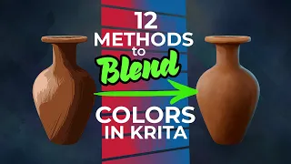 How to blend or mix colors in Krita | 12 different methods