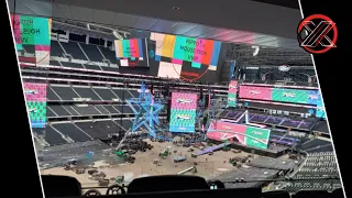 Multiple Updated Images Of The WWE Wrestlemania 38 Stage Construction