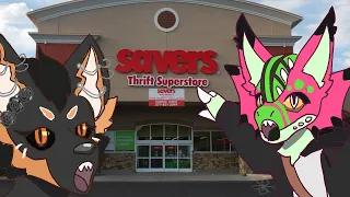 cringe furries go to the thrift store (vlog)