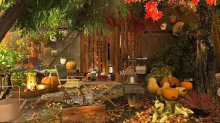Beautiful Relaxing Music, "Autumn Leaves" by Dreamy Ambience, Peaceful Cozy Wood Cabin Ambience