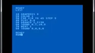 Simple Atari 800XL BASIC Code!