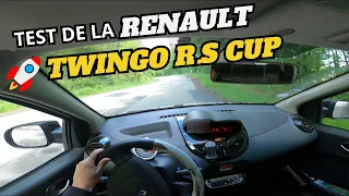 TEST DE LA RENAULT TWINGO RS CUP DE 2013 🔥🚀 SOUS-COTÉ POUR UNE RENAULT SPORT ?