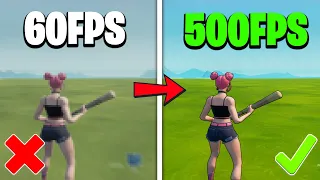 BOOST FPS In Fortnite With These SECRET SETTINGS!