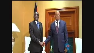 Robert Mugabe meet South African President Jacob Zuma