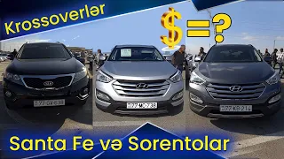 Maşın bazarında Santa Fe və Kia Sorento qiymətləri, krossoverlərin qiymətləri