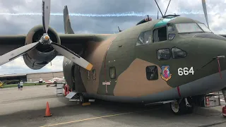 LAST flying “thunder pig” C-123K (agent orange) airplane vietnam 1954