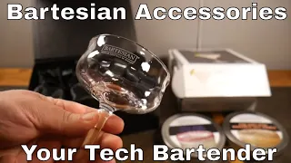 Bartesian Cocktail Glasses, Capsules, & Rim Ingredients
